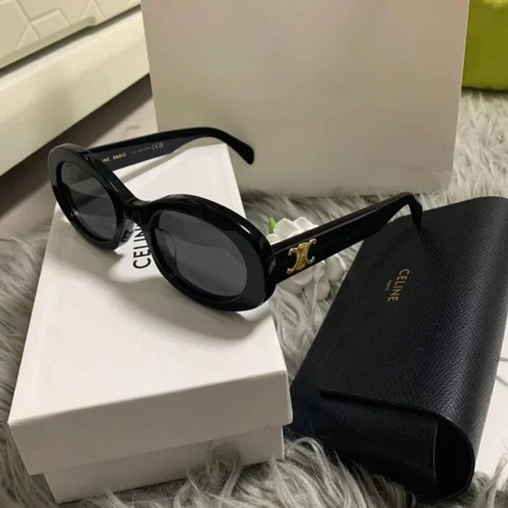 Celine Triomphe Oval Sunglasses